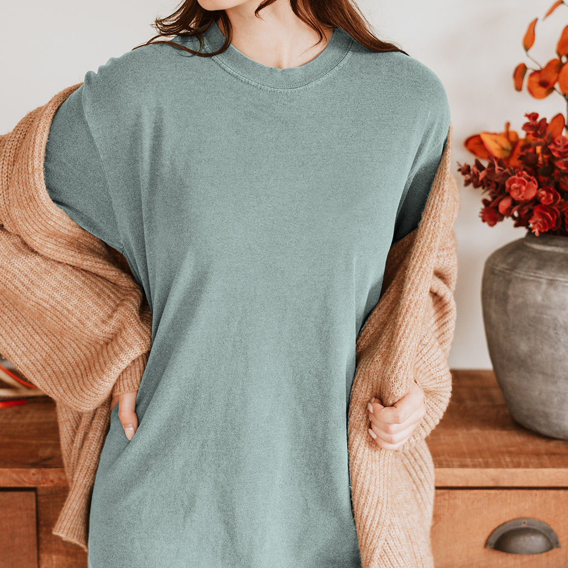 Unisex Garment Dyed Heavyweight Short Sleeve T-Shirt