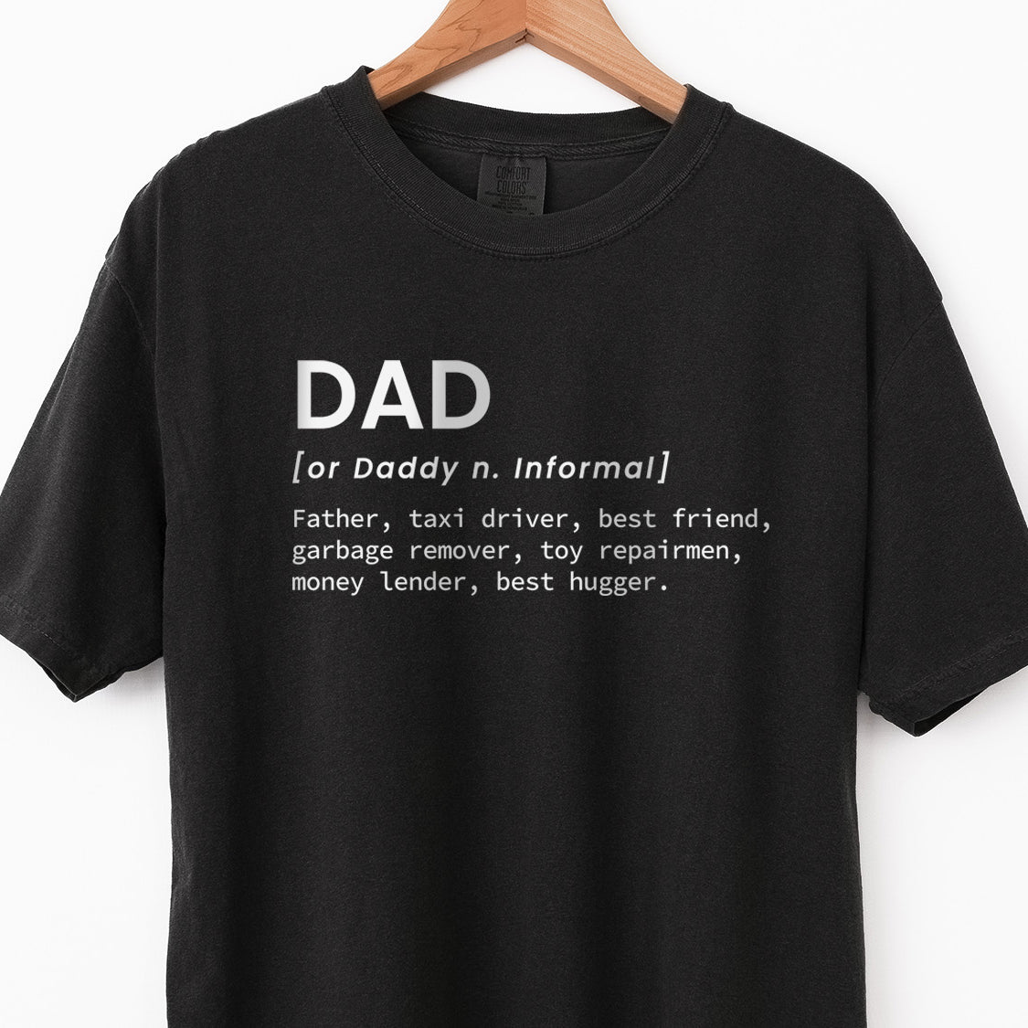 Funny Definition of Dad T-shirt - Funny Family Retro Vintage Design Printed T-Shirt