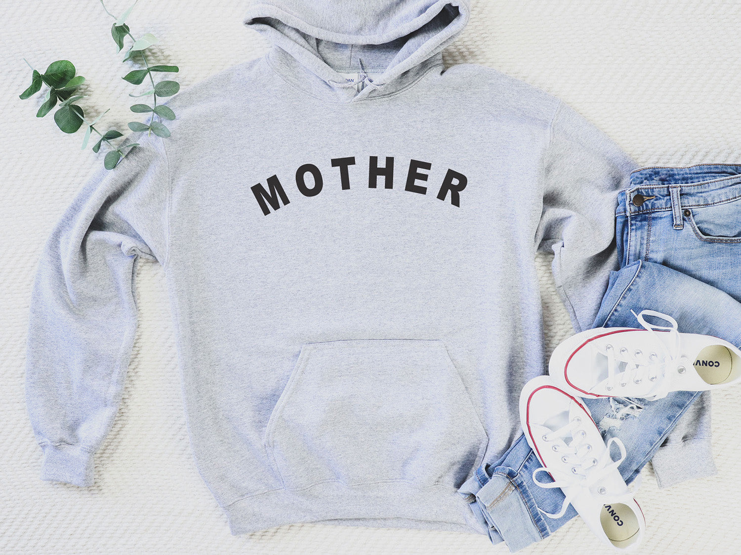 MOTHER Hoodie - Minimalistic Mother Design Printed Hoodie