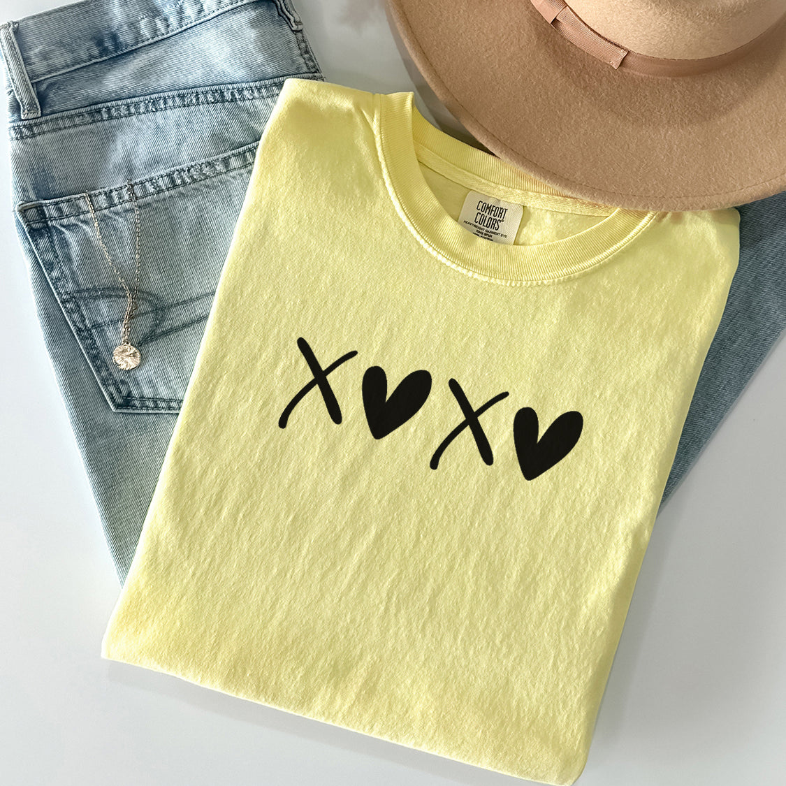 XOXO T-shirt - Love  Minimal Design Printed T-Shirt
